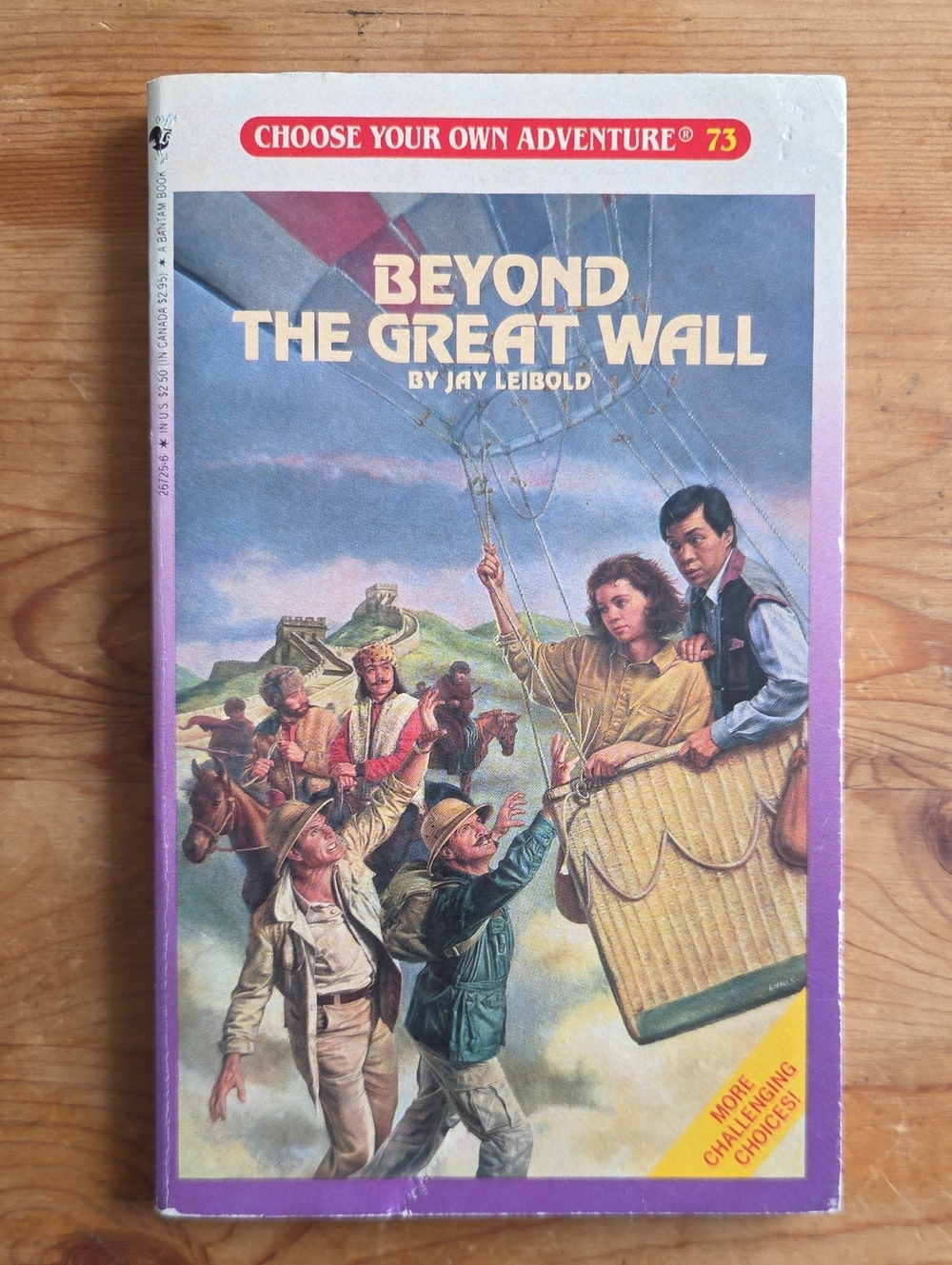 3/$30 | Choose Your Own Adventure CYOA 73 Beyond the Great Wall VTG Paperback
